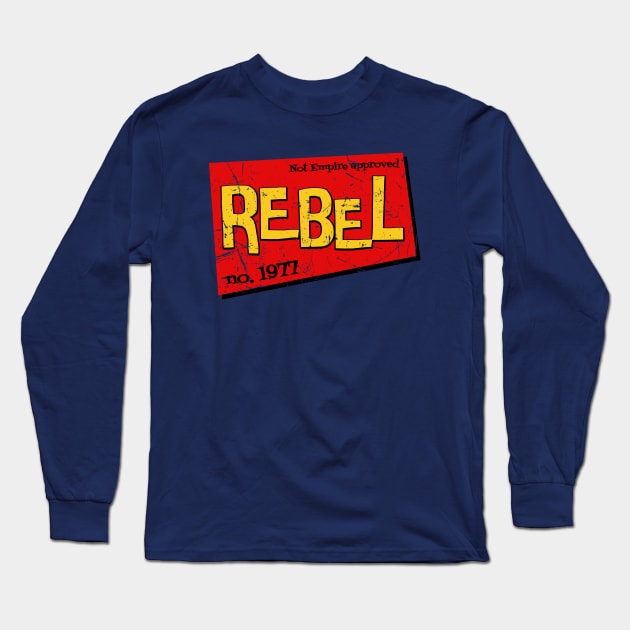 Pulp Rebel 1977 Long Sleeve T-Shirt by PopCultureShirts